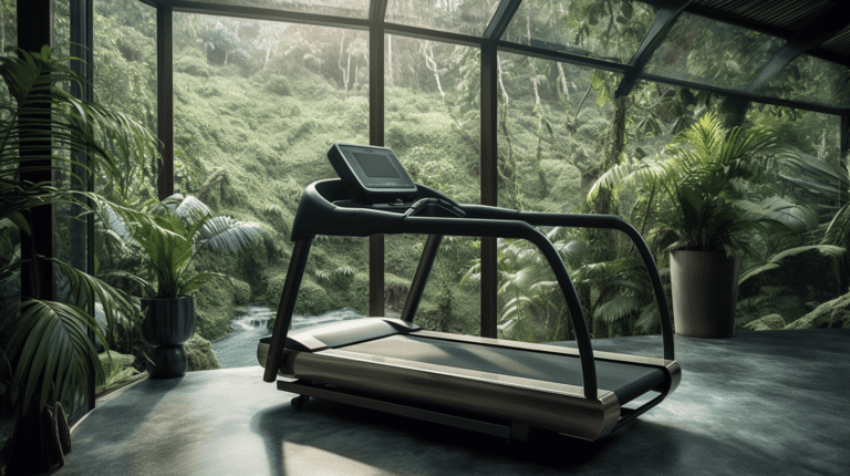 Naujoviškas bėgtakis namų sporto salei