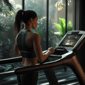 Mergina ant bėgtakio